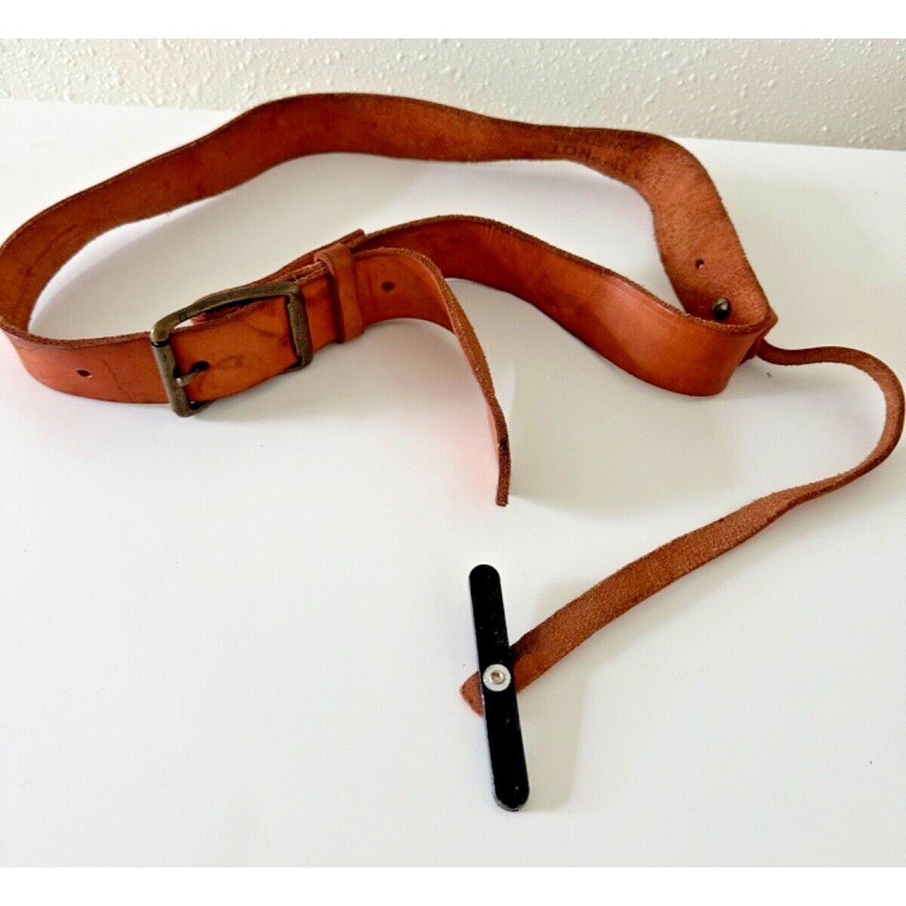 Klein Tools Leather Belt Electrician Sz L Made in USA 5202 Brown
